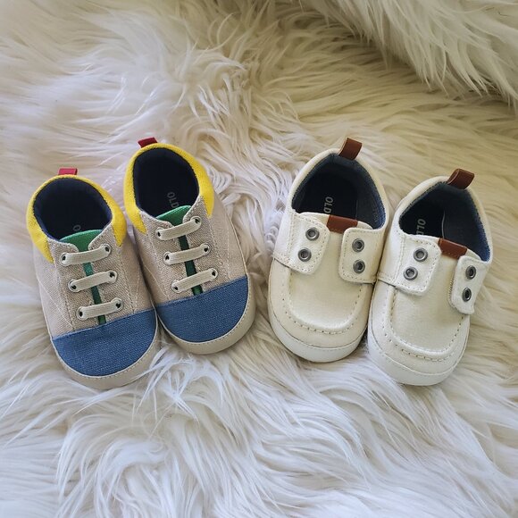 Old Navy Slip On Sneakers Bundle SZ 12-18 M - Picture 3 of 14